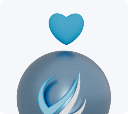 FP Markets logo and a heart